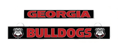 Georgia Bulldogs LumiSign insert with Georgia header and Bulldogs logo, black background.