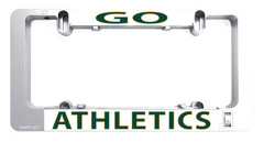 GO ATHLETICS insert panel with GO header and ATHLETICS nameplate