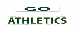 GO ATHLETICS light-up insert sign with GO logo and ATHLETICS lettering