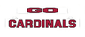 LumiSign GO Cardinals insert strip with red-and-black “CARDINALS” lettering