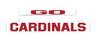 Go Cardinals LumiSign insert with GO logo and CARDINALS lettering