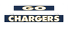 LumiSign insert panel for GO CHARGERS with GO logo