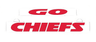 Team logo light-up inserts with red GO CHIEFS text on clear backing