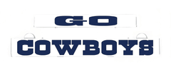 Go Cowboys light-up sign insert for LumiSign; inserts only, frame not included