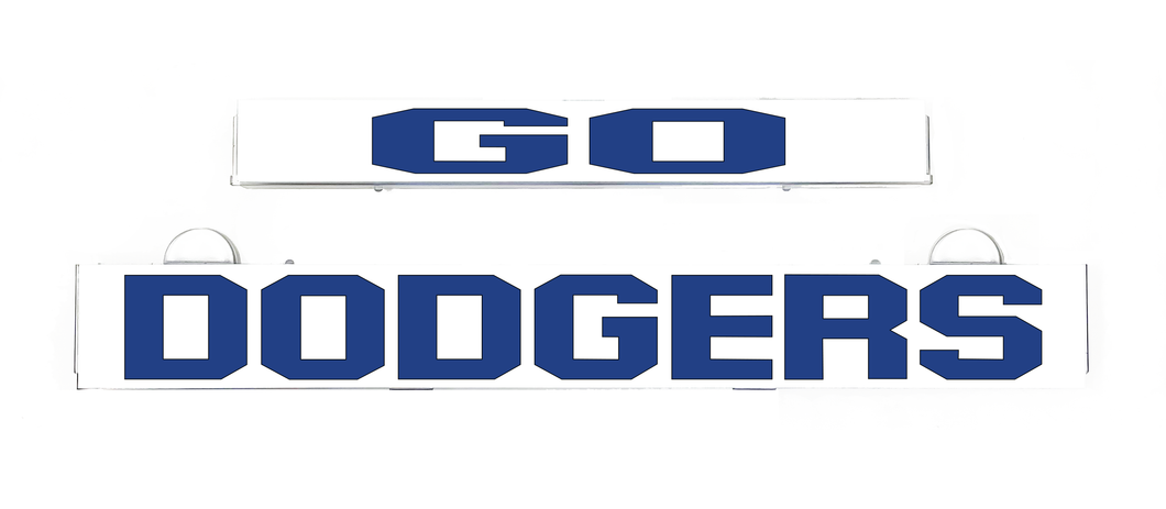 GO DODGERS Inserts for LumiSign (Frame Not Included)