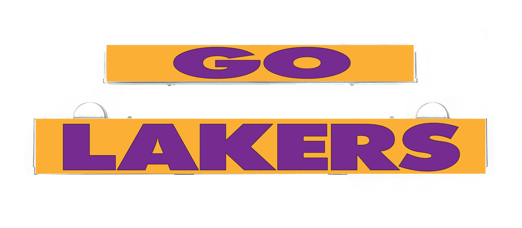 GO LAKERS Inserts for LumiSign (Frame Not Included)