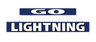 GO LIGHTNING LumiSign inserts with blue GO and LIGHTNING title strips