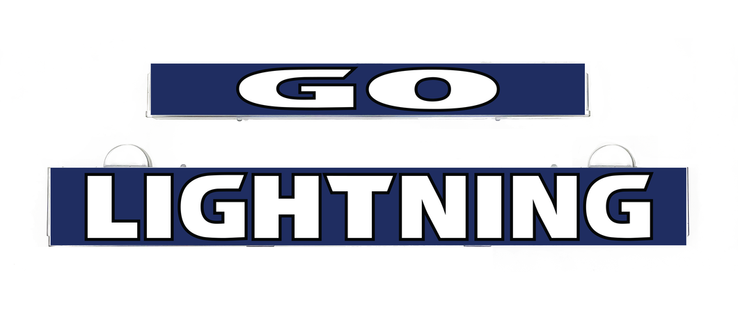 GO LIGHTNING Inserts for LumiSign (Frame Not Included)