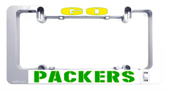 LumiSign PACKERS logo insert with gray backplate and mounting clips