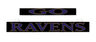 Ravens GO LED sign insert with gold RAVENS lettering