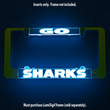 Load image into Gallery viewer, GO SHARKS Inserts for LumiSign (Frame Not Included)
