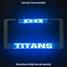 Load image into Gallery viewer, GO TITANS Inserts for LumiSign (Frame Not Included)
