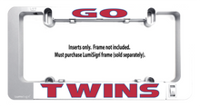 Load image into Gallery viewer, GO TWINS Inserts for LumiSign (Frame Not Included)
