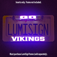 Load image into Gallery viewer, GO VIKINGS Inserts for LumiSign (Frame Not Included)
