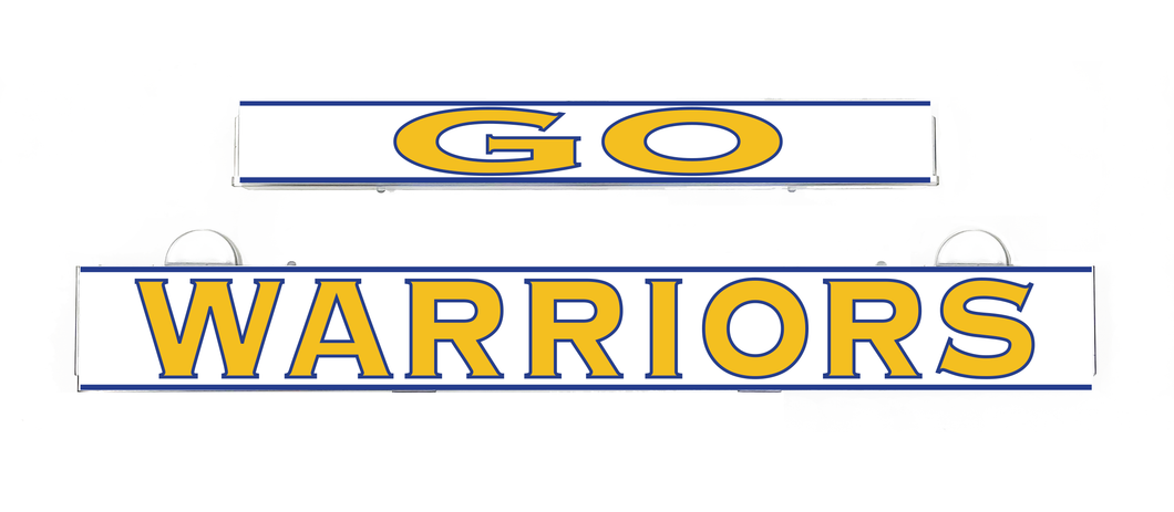 GO WARRIORS Inserts for LumiSign (Frame Not Included)