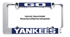 LumiSign Yankees insert set with blue "YANKEES" word panels; inserts only