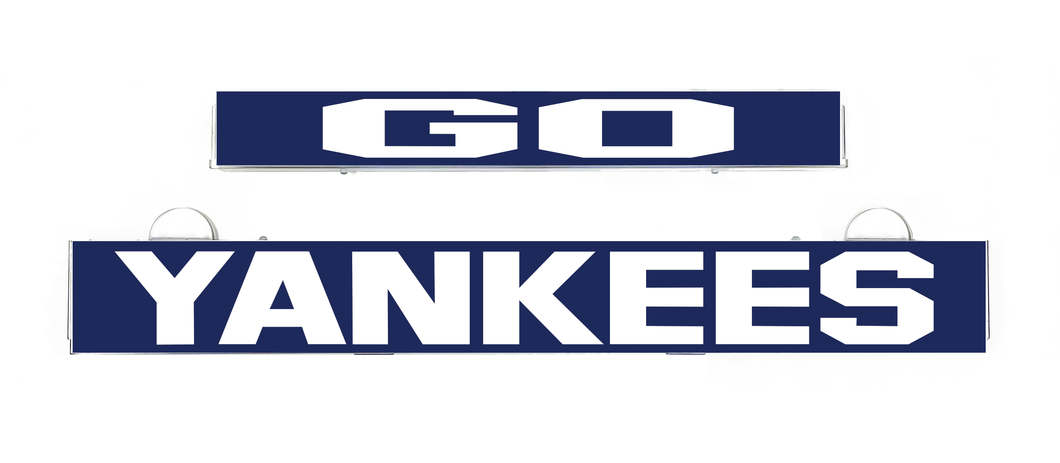 GO YANKEES Inserts for LumiSign (Frame Not Included)