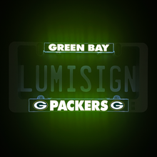 Load image into Gallery viewer, GREEN BAY PACKERS Inserts + LUMISIGN Frame (Bundle)
