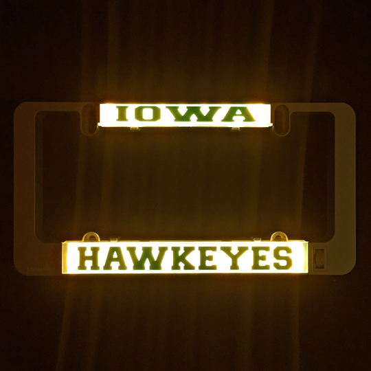 Iowa Hawkeyes LumiSign insert strips, glowing &