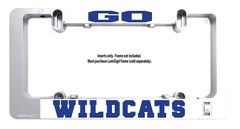 Wildcats LumiSign insert panel with blue lettering