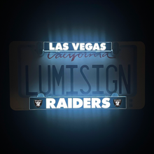 Load image into Gallery viewer, Las Vegas Raiders LumiSign Illuminated
