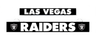 Las Vegas Raiders LumiSign insert with LAS VEGAS and RAIDERS lettering on dark panel