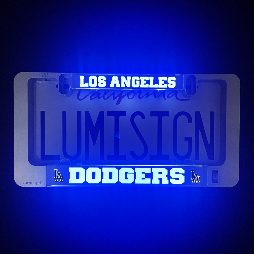 LOS ANGELES DODGERS Inserts + LUMISIGN Frame (Bundle)