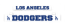 Los Angeles Dodgers LumiSign insert strip with “LOS ANGELES” and “DODGERS” text