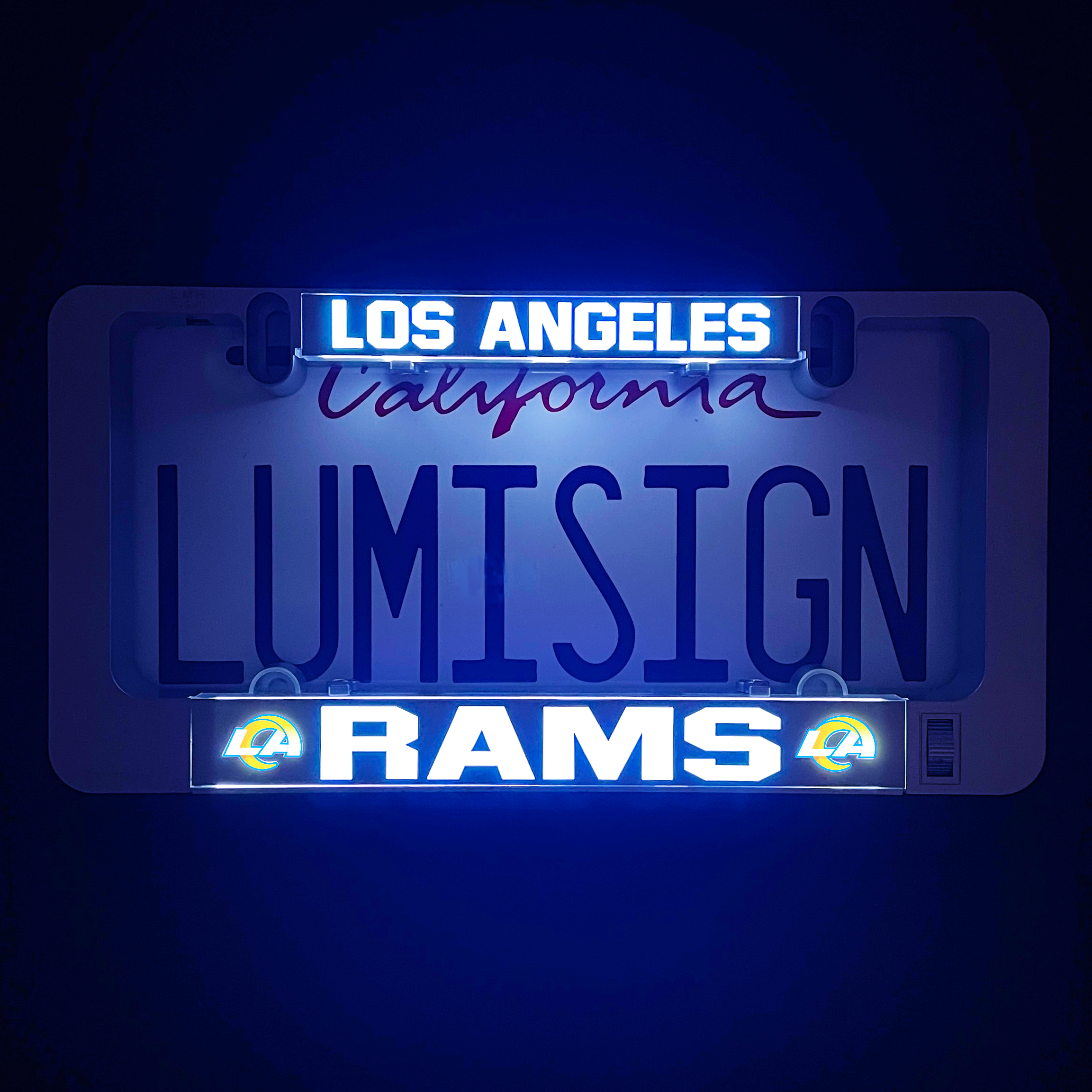 LOS ANGELES RAMS Inserts + LUMISIGN Frame (Bundle) – Olens Technology