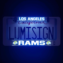Load image into Gallery viewer, LOS ANGELES RAMS Inserts + LUMISIGN Frame (Bundle)
