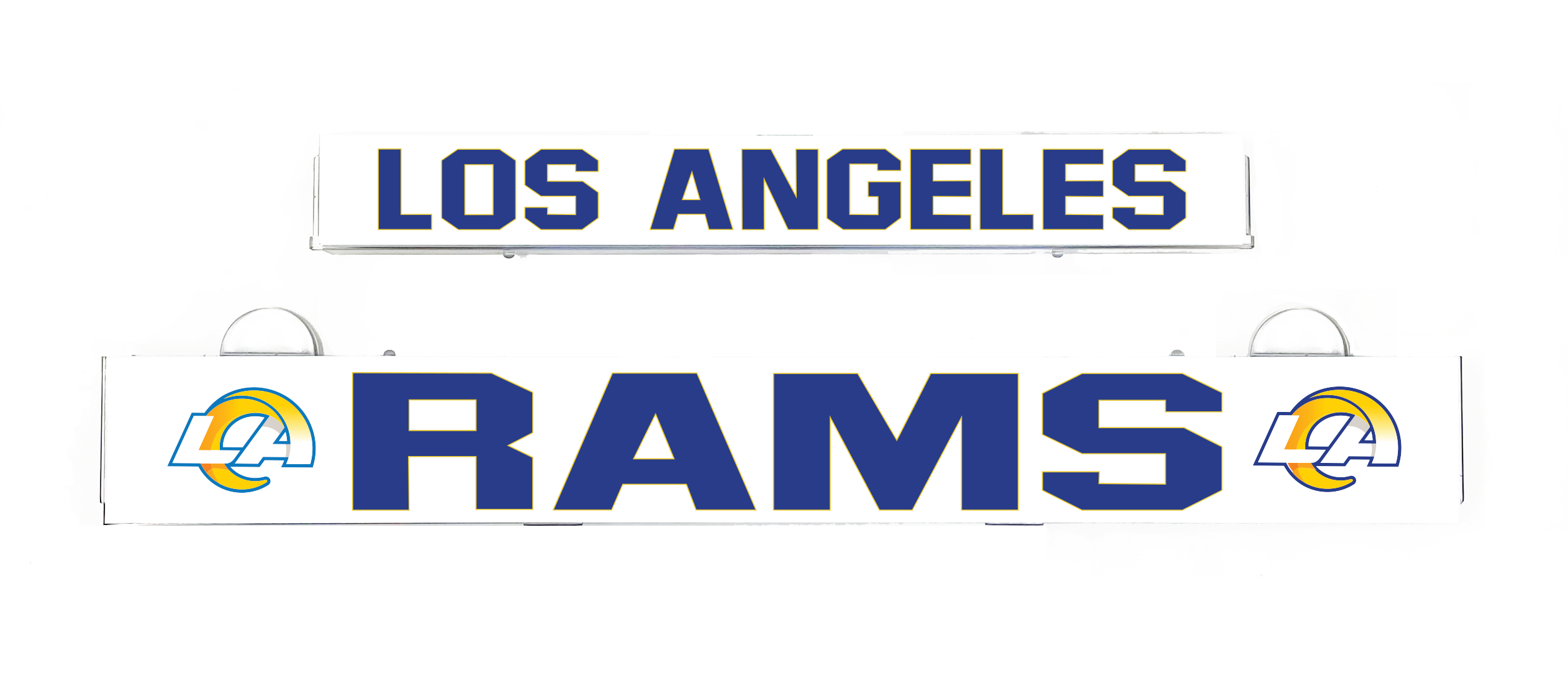 Los Angeles Rams LumiSign insert graphic