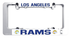 Gray LumiSign insert frame with Los Angeles Rams logo