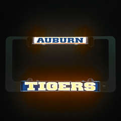 Illuminated Auburn TIGERS LumiSign insert with orange and white trim