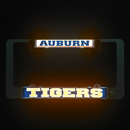 Illuminated Auburn TIGERS LumiSign insert with orange and white trim