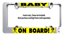 Load image into Gallery viewer, BABY ON BOARD Inserts for LumiSign (Frame Not Included)
