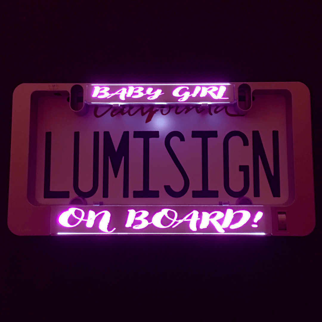 LumiSign illuminated &