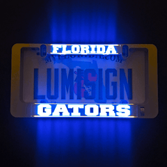 Florida Gators LumiSign insert with blue Florida word and white GATORS lettering