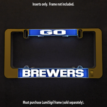 Load image into Gallery viewer, GO BREWERS Inserts for LumiSign (Frame Not Included)
