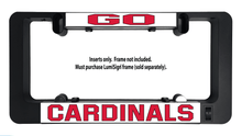 Load image into Gallery viewer, LumiSign-Go-Cardinals-Auto-Illuminated-License-Plate-Day-Packaging
