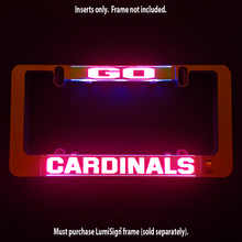 Load image into Gallery viewer, GO CARDINALS Inserts for LumiSign (Frame Not Included)
