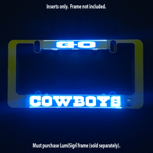Load image into Gallery viewer, LumiSign-Go-Cowboys-Night-Swatch
