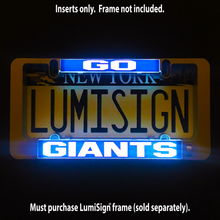 Load image into Gallery viewer, GO GIANTS Inserts for LumiSign (Frame Not Included)
