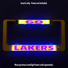 Load image into Gallery viewer, GO LAKERS Inserts for LumiSign (Frame Not Included)
