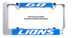 GO LIONS LumiSign insert panel with white LIONS lettering, frame not included