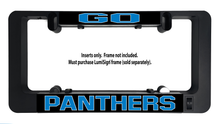 Load image into Gallery viewer, GO PANTHERS Inserts for LumiSign (Frame Not Included)
