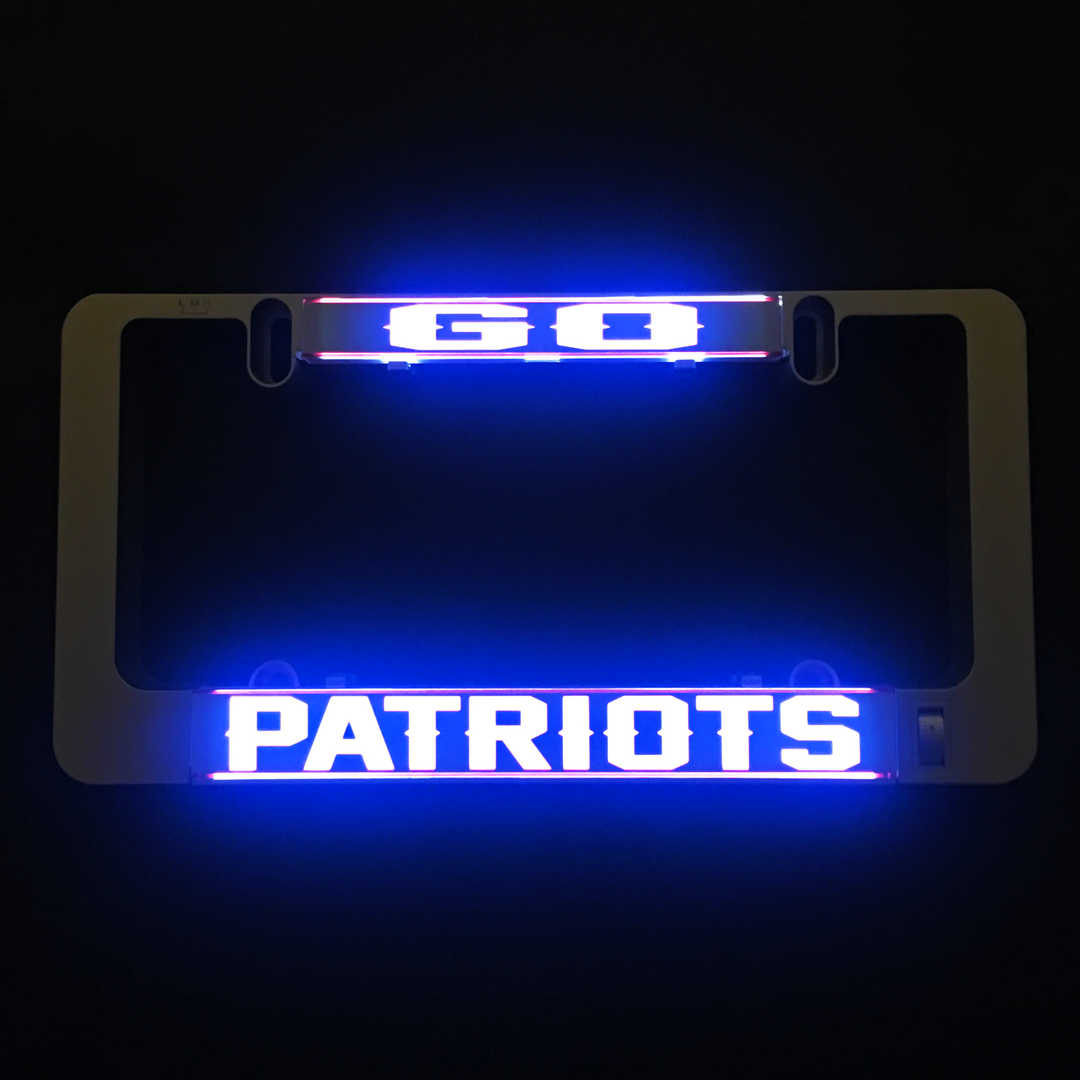 Illuminated LumiSign insert showing &