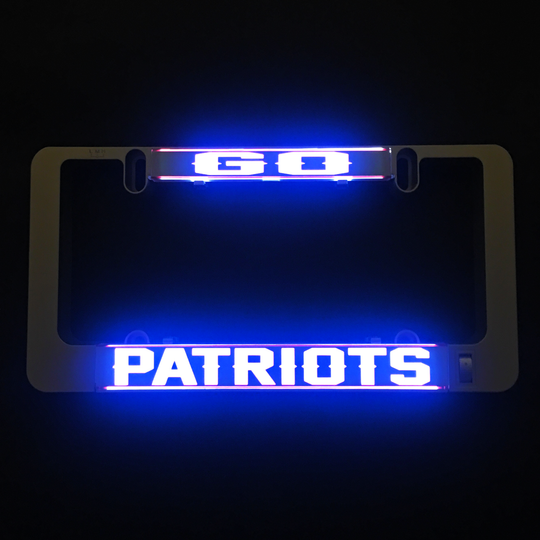 Illuminated LumiSign insert showing &