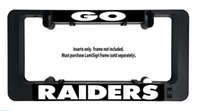 Load image into Gallery viewer, GO RAIDERS Inserts for LumiSign (Frame Not Included)
