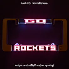 Load image into Gallery viewer, GO ROCKETS Inserts for LumiSign (Frame Not Included)
