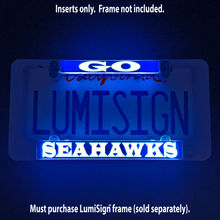 Load image into Gallery viewer, GO SEAHAWKS Inserts for LumiSign (Frame Not Included)
